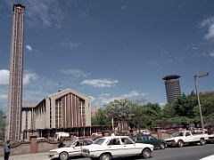 05A The Holy Family Minor Basilica And Kenyatta International Conference Centre In Nairobi Kenya In October 2000